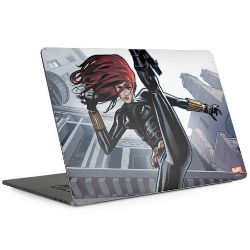 Marvel Black Widow High Kick MacBook Skins